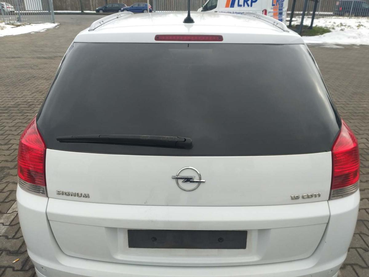 Opel Signum original Heckklappe mit Heckscheibe Z474 Casablancaweiss Bj.2006